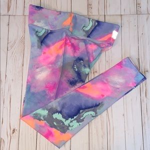PINK Watercolor Ultimate Yoga Leggings